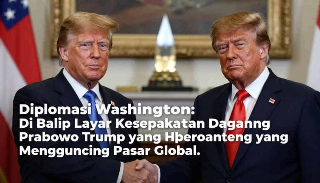 Gebrakan Diplomasi Washington: Mengapa Kesepakatan Prabowo-Trump Mengubah Peta Ekonomi Dunia